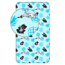 Lina Jerry Fabrics How to Train Your Dragon Babies, 90 x 200 cm, sinine/must