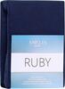 Kummiga voodilina AmeliaHome Ruby, 200 x 200 cm, sinine