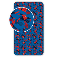 Kummiga voodilina Jerry Fabrics Spider-Man, 90 x 200 cm, sinine/punane