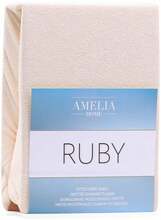Voodilina AmeliaHome Ruby, 200 x 140 cm, kummiga, liivakarva pruun