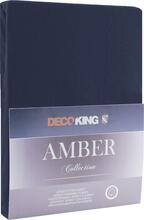 Voodilina DecoKing Amber, 220 x 200 cm, tumesinine