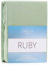 Voodilina kummiga AmeliaHome RUBY OLIVEGREEN13, 120 x 200 cm, roheline