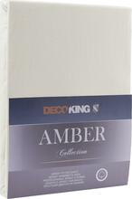 Voodilina DecoKing Amber, 90 x 200 cm, kummiga, kreemjas