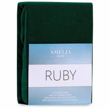 Voodilina kummiga AmeliaHome Ruby 74, 160 x 200 cm, tumeroheline