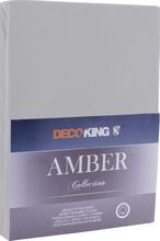 Voodilina DecoKing Amber, 90 x 200 cm, kummiga, helehall