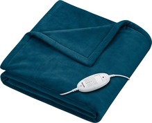 Soojendusega tekk Beurer HD75 Cosy Ocean, 130 x 180 cm, tumesinine