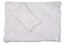 Teki- ja padjakomplekt lastele Senna Moon & Stars, 100 x 135 cm ja 40 x 60 cm, valge
