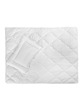 Voodipesukomplekt beebidele Sensillo Deluxe, tekk 135 x 100 cm ja padi 40 x 60 cm, valge