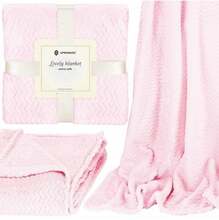 Pleed Springos Lovely Blanket HA7128, 130 x 180 cm, heleroosa