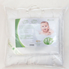 Voodipesukomplekt Lorita Aloe Vera, tekk 100 x 135 cm ja padi, valge