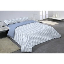 Voodipesu komplekt Hosteline DAREL sinine, 150 cm voodile, 3-osaline
