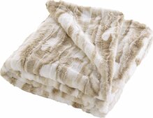 Pleed Douceur d`Interieur Chayenne, 125 x 150 cm, valge/beež