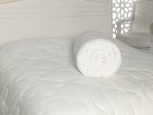 Tekk Mijolnir Bambu Quilt, 195 x 215 cm, valge
