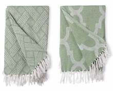 Pleed Gift Decor MOVA, 125 x 150 cm, roheline, 100 prots. puuvill