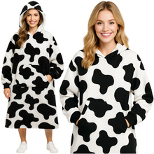 Pleed-džemper Ruhhy 26538, XXL, must-valge