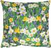 Dekoratiivpadi Home4you Holly, 45 x 45 cm, valge/kollane/roheline