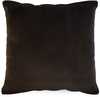 Dekoratiivpadi Home4you Velvet 2, 45 x 45 cm, must