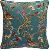 Dekoratiivpadi Home4you Holly, 45 x 45 cm, sinine/pruun/punane, linnud