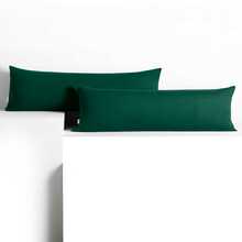 Dekoratiivpadjapüür DecoKing Amber, 40 x 145 cm, roheline, 2 tk