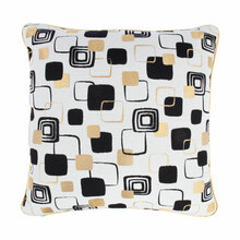Dekoratiivpadi Home4you Holly, 45 x 45 cm, kuldne/valge/must