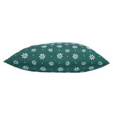 Dekoratiivpadi Home4you Holly Edelweiss, 45 x 45 cm, valge/roheline