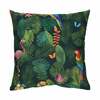 Dekoratiivpadi Home4you Holly Tropics, 45 x 45 cm, roheline/oranž/roosa