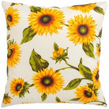 Dekoratiivpadi Home4you Loneta New 424, 50 x 50 cm, valge/roheline/oranž
