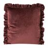 Dekoratiivpadjapüür Eurofirany Velvet, 45 x 45 cm, telliskivivärvi