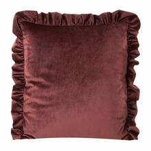 Dekoratiivpadjapüür Eurofirany Velvet, 45 x 45 cm, telliskivivärvi