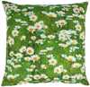 Dekoratiivpadi Home4you Holly, 45 x 45 cm, valge/roheline