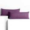 Dekoratiivpadja kate DecoKing Amber, 40 x 120 cm, lilla, 2 tk