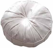 Põrandapadi Atelier Del Sofa Vintage Fitilli, 60 x 60 cm, valge