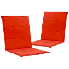Aiamööbli toolipadjad Dkd Home Decor, 100 x 50 x 3 cm, punased, 2 tk
