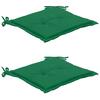 Aiatooli istmepadjad Dkd Home Decor, 50 x 50 x 3 cm, rohelised, 2 tk