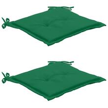 Aiatooli istmepadjad Dkd Home Decor, 50 x 50 x 3 cm, rohelised, 2 tk