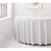 Ümmargune laudlina Restly D290, valge