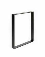 Mööblifurnituur Rei, lauajalg, must, 385 x 350 x 40 x 5 mm