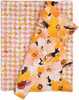 Piklik laudlina Home4you Casilda, 50 x 136 cm, valge/oranž/roosa