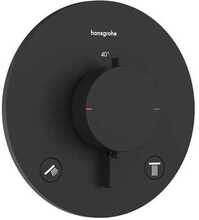 Sisseehitatav termostaatsegisti Hansgrohe Ecostat Comfort S 33715670, matt must