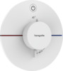 Peidetud termostaatsegisti Hansgrohe ShowerSelect Comfort S 15553700, valge matt