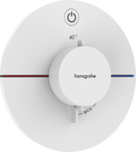 Peidetud termostaatsegisti Hansgrohe ShowerSelect Comfort S 15553700, valge matt