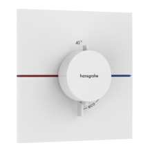 Peidetud termostaatsegisti Hansgrohe ShowerSelect Comfort 15574700, valge matt