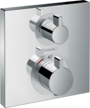 Sisseehitatav termostaatsegisti Hansgrohe Ecostat Square 15712000, kroom