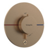 Potitav termostaatsegisti Hansgrohe ShowerSelect Comfort S 15562140, harjatud pronks