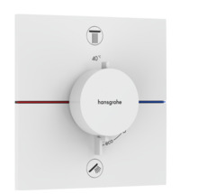 Peidetud termostaatiline segisti Hansgrohe ShowerSelect Comfort 15572700, valge matt