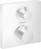 Sisseehitatav termostaatsegisti Hansgrohe Ecostat Square 15714700, valge matt