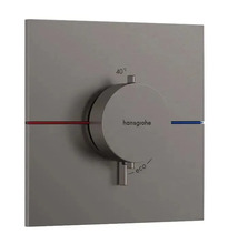 Peidetav termostaatsegisti Hansgrohe ShowerSelect Comfort 15574340, harjatud must kroom