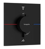 Potitav termostaatsegisti Hansgrohe ShowerSelect Comfort 15572670, must matt