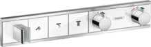 Termostaatiline dušisegisti Hansgrohe RainSelect 15356400, valge/kroom