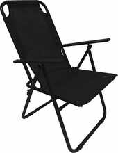 Matkatool Enero Camp, must, 61x66x65-108 cm